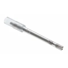 This dispersing tool is designed for use with IKA model 0025002501. It is used for mixing, emulsifying, and dispersing solids into liquids in laboratory and industrial processes. Suitable for applications in chemical, pharmaceutical, and food processing industries.