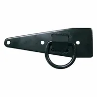 This reinstallable roof anchor is designed for bolt-on mounting on wood surfaces, suitable for flat or inclined roofs. It features a swivel D-ring for improved mobility and is compatible with nail-strip seams. Used in fall protection systems to secure a worker's lanyard