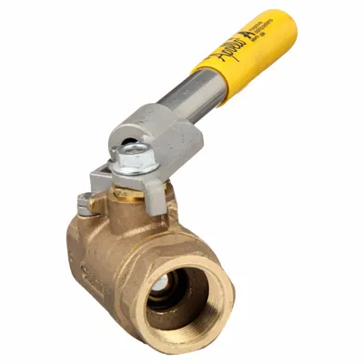 APOLLO Manual Two-Way Ball Valve: 1 1/4 in, Bronze, Straight, FNPT x FNPT, Std Port - Bronze Ball Valves