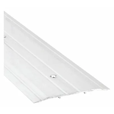 NATIONAL GUARD Saddle Threshold, Aluminum, 3 ft, Fluted Transition, 613-36 - Saddle Thresholds