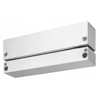 This single-door magnetic lock from SDC is constructed with an aluminum housing. It measures 8 inches in length, 1 5/8 inches in width, and 1 1/2 inches in height, with an instantaneous release delay. Suitable for securing access points in commercial and industrial facilities