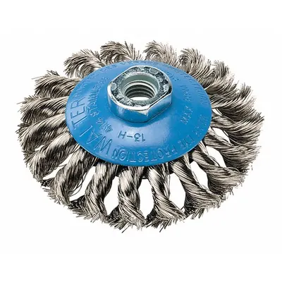 WALTER SURFACE TECHNOLOGIES Angle Grinder Grinding Wheels: Type 27, 9" x 1/8" x 7/8", 24 Grit - Cool-Cutting Grinding Wheels for Carbon & Stainless Steel