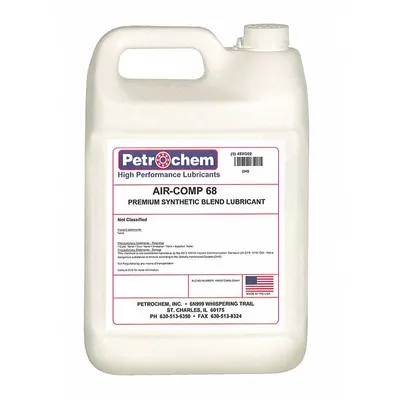 PETROCHEM Air Compressor Oil, 1 gal Jug, SAE 20, ISO VG 68 - Air Compressor Oils