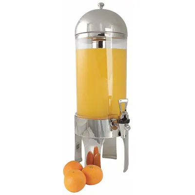 SPRING USA 1.8 gal Acrylic/Stainless Steel Beverage Dispenser - Polycarbonate & Stainless Steel Dispensers