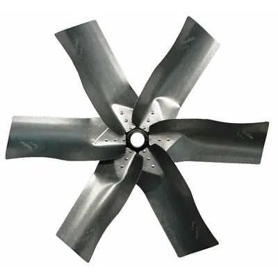REVCOR KH3606-38 Galvanized Propeller Fan Blade, 36 in, 6 Blades, 38° Pitch - HVAC and Refrigeration