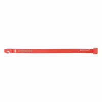 Strap Seals: Red, Plastic, 7 1/2 in Strap Lg, 3/8 in Strap Wd, 75 lb Breaking Strength, 250 PK (MPN 070H19PPRD)