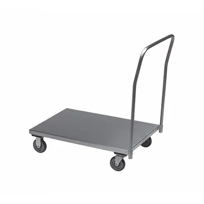 JAMCO Platform Truck: 1,200 lb, 36 in L x 24 in W x 9 in H Deck, Phenolic, 5 in Caster Dia - High-Strength Stainless-Steel-Deck Platform Trucks