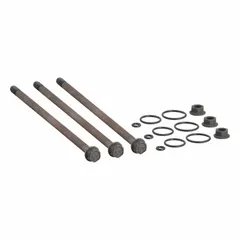 This Parker stack valve bolt kit is designed for use in hydraulic stack valves with 5 work sections. It includes the necessary studs and seals to secure the valve assembly and prevent hydraulic fluid leaks. Suitable for industrial machinery, mobile equipment, and automation systems requiring reliable hydraulic control.