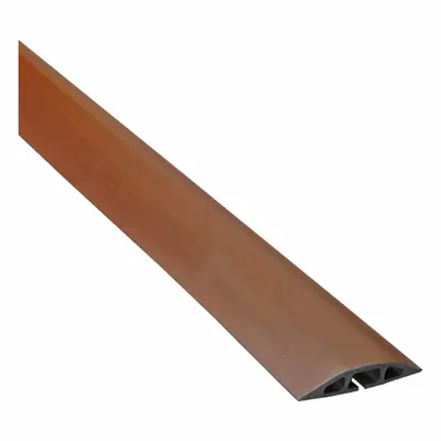 ELECTRIDUCT Cable protector: 1 Channels, 3 1/4 in Overall Wd, 9/16 in Overall Ht, 15 ft Lg - Flexible Rubber Cable Floor Covers