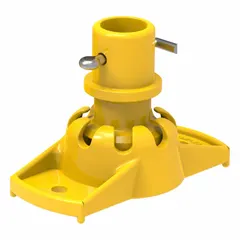 Butt end component for trench support braces, compatible with model SE12. Used in excavation shoring systems to connect brace sections and provide structural stability in trenches.