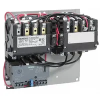 SIEMENS NEMA Magnetic Motor Starter: Reversing, 3 Poles, NEMA Size 0, 18 A, Electronic Protection (MPN 22CUC32AA)