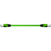 MURRELEKTRONIK Cordset: Cat5, RJ45 Male Straight x RJ45 Male Straight, 7.5 m Lg, TPE, Green, IP20 (MPN 7700-74301-S7V0750)