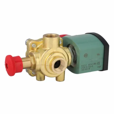 REDHAT Solenoid Valve: 4-Way, 3/8 in Pipe Size, 120V AC, Watertight/Without Junction Box - 4-Way/2-Position, Configurable Solenoid Valves