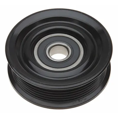 GATES Idler Pulley: Idler Pulley, 36157, Ribbed, Light Duty, 21/32 in Inside Dia - Ribbed V-Belt Idler Pulleys for Vehicles