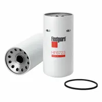 Spin-on hydraulic filter for differential fluid systems. 10.6875-inch length with 1-1/2"-16 thread. Designed for use in Fiatallis vehicles to remove contaminants from hydraulic fluid
