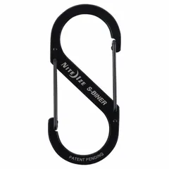 This load-rated S-hook double snap hook features a wire gate opening and stainless steel construction. With an overall length of 3 1/2 in, it is suited for secure attachment tasks such as key rings, gear clips, and light-duty rigging.