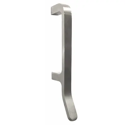 TRIMCO Door Pull Plate: 3/4 in Wd, 9 in Ht - Antimicrobial Door Pulls