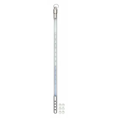 VEE GEE Partial-Immersion Armored Liquid-in-Glass Lab Thermometer - Partial-Immersion Armored Liquid-in-Glass Lab Thermometers