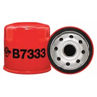 Spin-on oil filter with cellulose media and anti-drainback valve. Thread size 3/4"-16, overall height 2 5/8 in, outside diameter 2 13/16 in. Used in engine lubrication systems to remove contaminants from oil