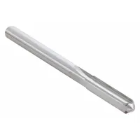 This OSG chucking reamer features a straight-flute design and is made from solid carbide. It is used for precision finishing of holes in metalworking, providing accurate sizing and smooth surface finishes. Suitable for use in drill presses, milling machines, and lathes for reaming operations in production machining, tool and die making, and maintenance applications
