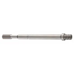This spline adapter shank connects Milwaukee Thick Wall Core Bits to a compatible drill. It provides a secure spline drive interface for efficient rotation during concrete and masonry drilling applications.