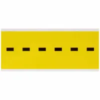 Punctuation Label: 3 in Character Ht, Indoor Only, Non-Reflective, Gothic, Black, Dash (-), Die Cut (MPN 3450-DSH)