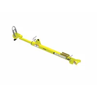 Aluminum mast arm for horizontal entry confined space rescue and maintenance. Adjustable arm length from 4 3/4 ft to 6 1/8 ft, 11 in height. Yellow finish. For use with MSA XTIRPA Pole Hoist System. Does not include SRL or winch