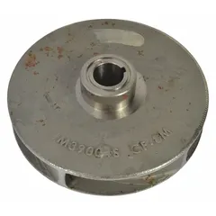 Replacement impeller for Dayton straight centrifugal pumps. Compatible with pump model 4ZA54A. Used in fluid-handling systems for maintenance and repair to restore flow and pressure.