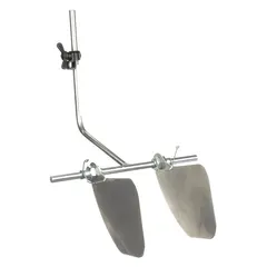 Replacement spray shield kit for Graco Line Striper model 248942. Includes two hex jam nuts. Used to control spray pattern and produce clean lines on pavement.