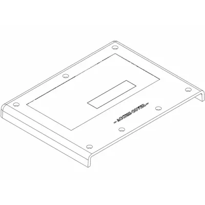 LIBERTY PUMPS Low Profile Access Cover, Polypropylene, Mfr Part # K001207 - Replacement Basins & Basin Covers for Dewatering & Wastewater Pumps