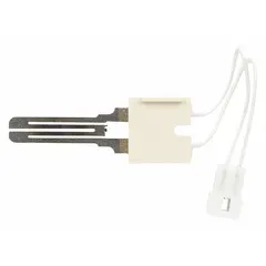 Genuine OEM dryer ignitor for Whirlpool gas dryers. Creates the spark to ignite gas for proper heating and drying performance.