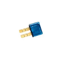 Plug-in mount circuit breaker from the UCB series, rated for 12V DC with a 1 kA interrupt rating. Features blade terminal connection and Type I ATC design for automatic reset after overcurrent events. Suitable for overcurrent protection in 12V DC automotive electrical systems.