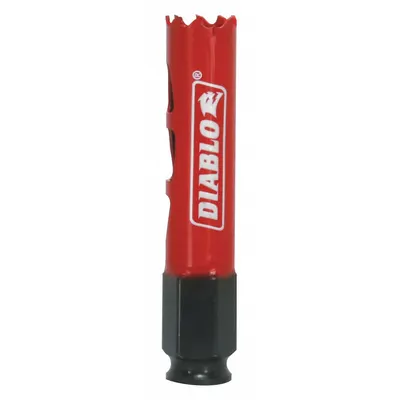 DIABLO Hole Saw: 11/16 in Saw Dia., 4 Teeth per Inch, 1 5/8 in Max. Cutting Dp - Multi-Material-Cutting Hole Saws without Arbor