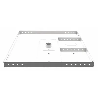 VIDEO MOUNT PRODUCTS Replacement Tile: Ceiling, Max. 200 lb, Fixed, Powder Coated, White - Fixed Television Mounts