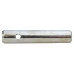 This steel replacement shaft is designed for use with Dayton pallet jack model 4YX97. It restores lifting and steering function in material handling equipment commonly used in warehouses and distribution centers. The shaft has a silver finish.