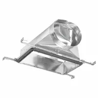 Vent Boot Hanger: 90° Boot Boot, 8 in Dia. 8 in H x 8 in W Collar Size, 8 in Compatible Register Ht (MPN SBS-8148 NB)