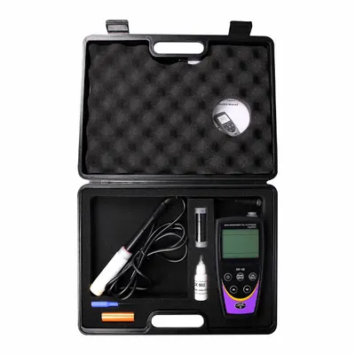 OAKTON Dissolved Oxygen Meter Kit: Dissolved Oxygen/Temp, 200% DO Concentration - Max - Handheld Dissolved Oxygen Meters
