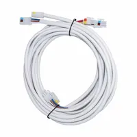 This wire kit includes two sets of wires for use with 72-inch Hunter downrods. It is designed for ceiling fan installation or repair, providing the necessary electrical connections between the fan motor and ceiling mount. Color: White
