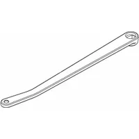 Aluminum replacement track arm for LCN 2210 series door closers. Left-hand configuration. Used to restore door control in commercial or industrial applications where the original arm is damaged or worn