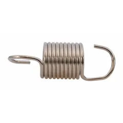 This latch spring is made of stainless steel and heat treated for strength. It is designed for use with models 6WA68A and 6WA70A. Commonly used in pneumatic or mechanical assemblies to provide secure latching force.