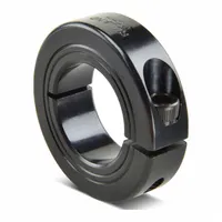 RULAND MANUFACTURING Shaft Collar: 1-Piece, Metric with Inch Bore, Round, Clamp-On, 9/16 in Bore Dia (MPN MCL-9E-F)