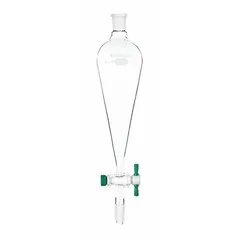 Separatory Funnel, Borosilicate Glass, 125 mL, 14 mm, 50 mm Stem, Colorless