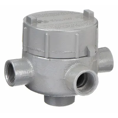HUBBELL KILLARK GECXAT-1M Conduit Outlet Body - X, XAT and XTF Round Body - Cross Type