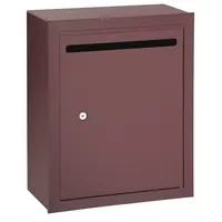Letter Box: 1 Doors, 19 in H x 15 in W x 7 1/2 in D, Surface Mounting, Powder Coated (MPN 2240ZP)