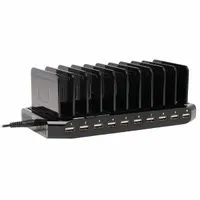 TRIPP LITE USB Hub: USB 2.0 Connection, 10 Ports, Black, 3 ft Cable Lg (MPN U280-010-ST)