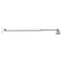 This support angle lid support holds lids open at a fixed 85° angle. Constructed from 303 stainless steel, it provides corrosion resistance for use in industrial enclosures, electrical cabinets, and machinery access panels. Overall height is 9 27/32 inches