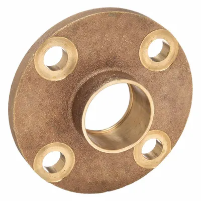 NIBCO 771-LF 2 Low-Lead Cast Bronze Tube Flange, 2 in CTS Cup x 2 in Pipe Flange - Low-Lead Cast Copper & Bronze Tube Flanges
