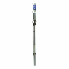 This GRACO stub pump is a fluid supply piston drum pump with a maximum flow rate of 2.5 gpm and a maximum fluid temperature of 180°F. It is used for transferring fluids from drums or pails in industrial settings, such as lubricant dispensing, oil transfer, and chemical handling.