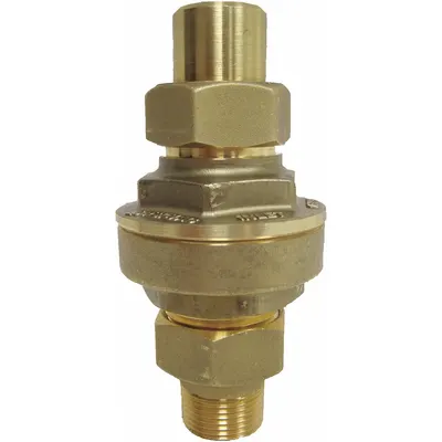 MEPCO Steam Trap: Brass Body, Straight-Thru Design, 1,270 lb/hr, 1/2 in FNPT Inlet - Brass Straight-Thru Thermostatic Steam Traps