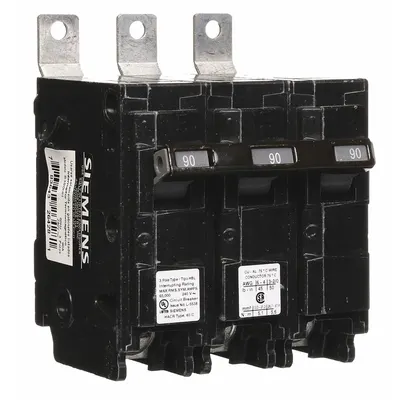 SIEMENS B390HH BL Series Miniature Circuit Breaker - B Series, Bolt-On Siemens Miniature Circuit Breakers